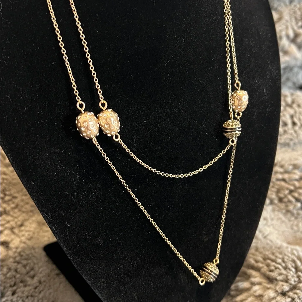 Marlyn Schiff Single Strand Necklace - Gold